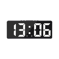 Creative Number Clock Color Nightlight Temperature Calendar Alarm Clock LED Large Number Electronic Clock Backlight Home Decor