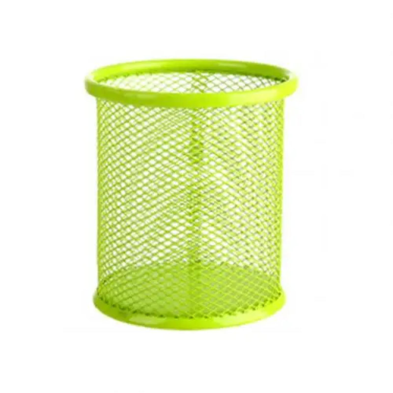 1Pcs New Pencil Holder Office Desk Metal Mesh Square Pen Pot Cup Case Container Organiser Durable Pencil Case